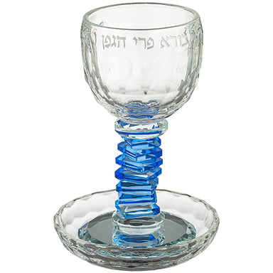 Crystal Kiddush Cup 16 cm Contain 100ml // 3.4oz