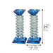 Pair of Crystal Elegant Candlesticks 17.5cm
