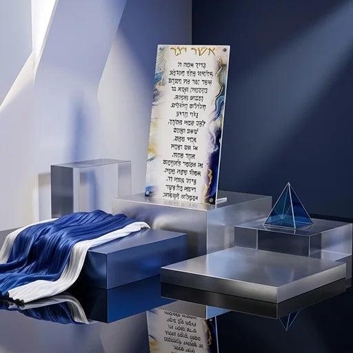 Lucite Blessing- Ashkenaz