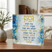 Acrilic Home Blessing 21*21*2.5 cm - Blue