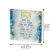 Acrilic Home Blessing 21*21*2.5 cm - Blue