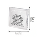 Lucite Home Blessing - Silver
