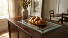 Glass Challah Tray 43*30 cm