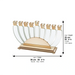 Crystal Elegant Menorah 21cm