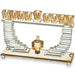 Crystal Elegant Hanukkiah 19.5x28 cm - Gold