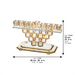 Crystal Elegant Menorah 16cm
