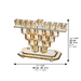 Crystal Elegant Menorah 16cm