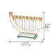 Crystal Elegant Menorah 20cm
