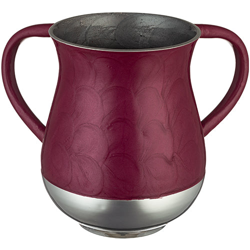 Aluminium Washing Cup 13 cm - Maroon