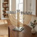 Elegant Crystal Menorah 21 cm
