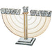 Elegant Crystal Menorah 21 cm