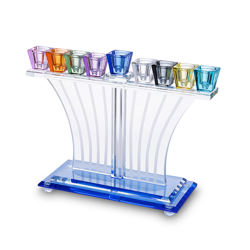 Crystal Elegant Menorah 21 cm
