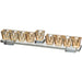 Elegant Crystal Menorah on a Base 28*7 cm