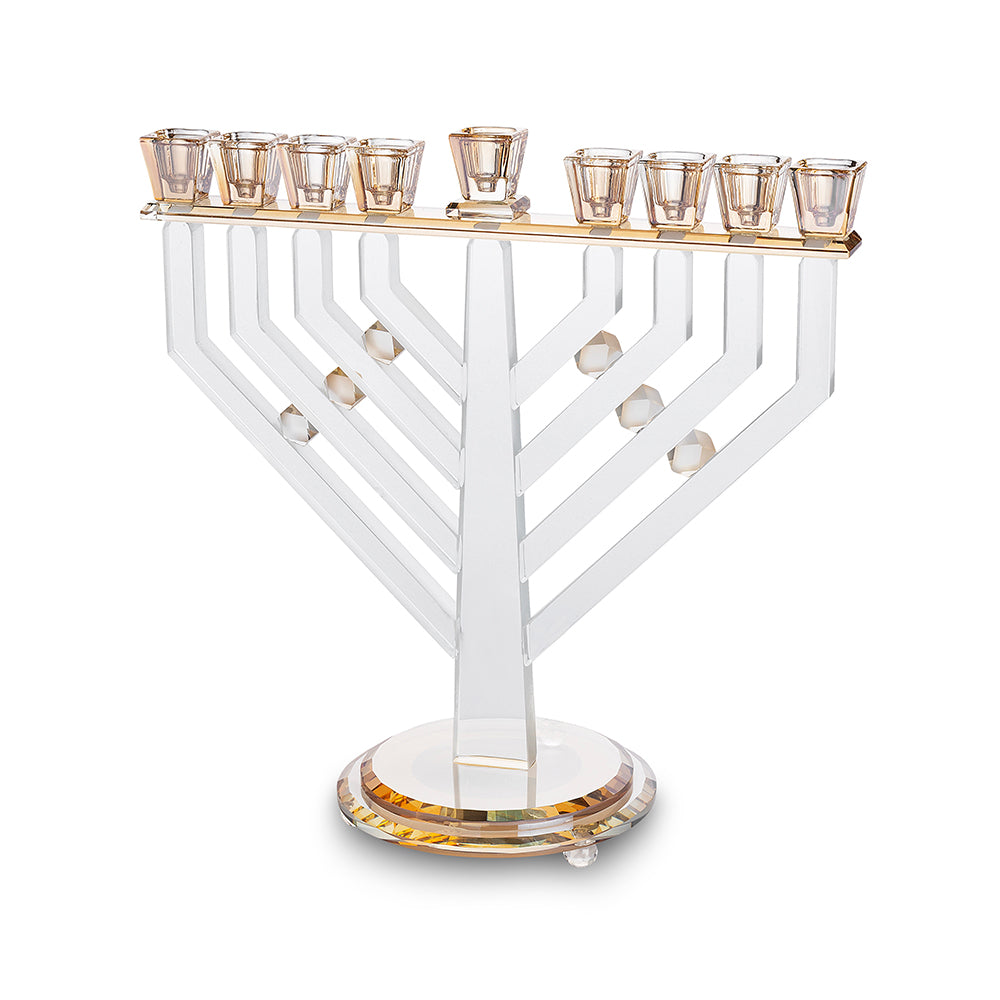 Crystal Elegant Menorah 33x36 cm