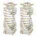 Pair of Crystal Candlesticks 19.5 cm