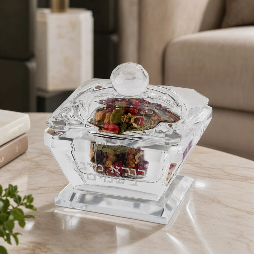 Crystal Mix Herbs Holder 6*4 cm