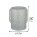 Lucite Clear Washing Cup 13 cm - Silver Sparkles