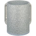 Lucite Clear Washing Cup 13 cm - Silver Sparkles