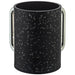 Lucite Clear Washing Cup 13 cm - Silver Sparkles