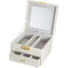 Fancy Jewelry Box with Print 21*12*6 cm - Gold