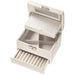 Fancy Jewelry Box with Print 21*12*6 cm - Silver