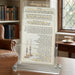 Lucite Benchers Display 21*16 cm with 4 Blessings - Ashkenaz