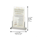 Lucite Benchers Display 21*16 cm with 4 Blessings - Ashkenaz