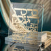 Lucite Frame with Plate 24*23 cm
