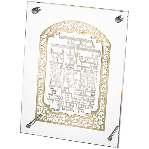 Lucite Frame with Plate 25*19 cm
