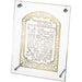 Lucite Frame with Plate 25*19 cm