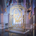 Lucite Frame with Plate 25*19 cm