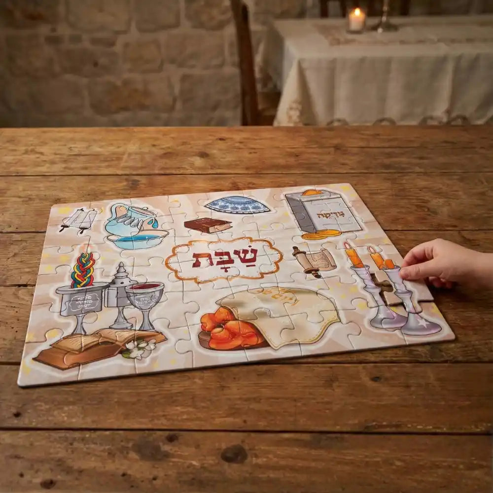 Shabbat Puzzle 48 Parts 38*28 cm
