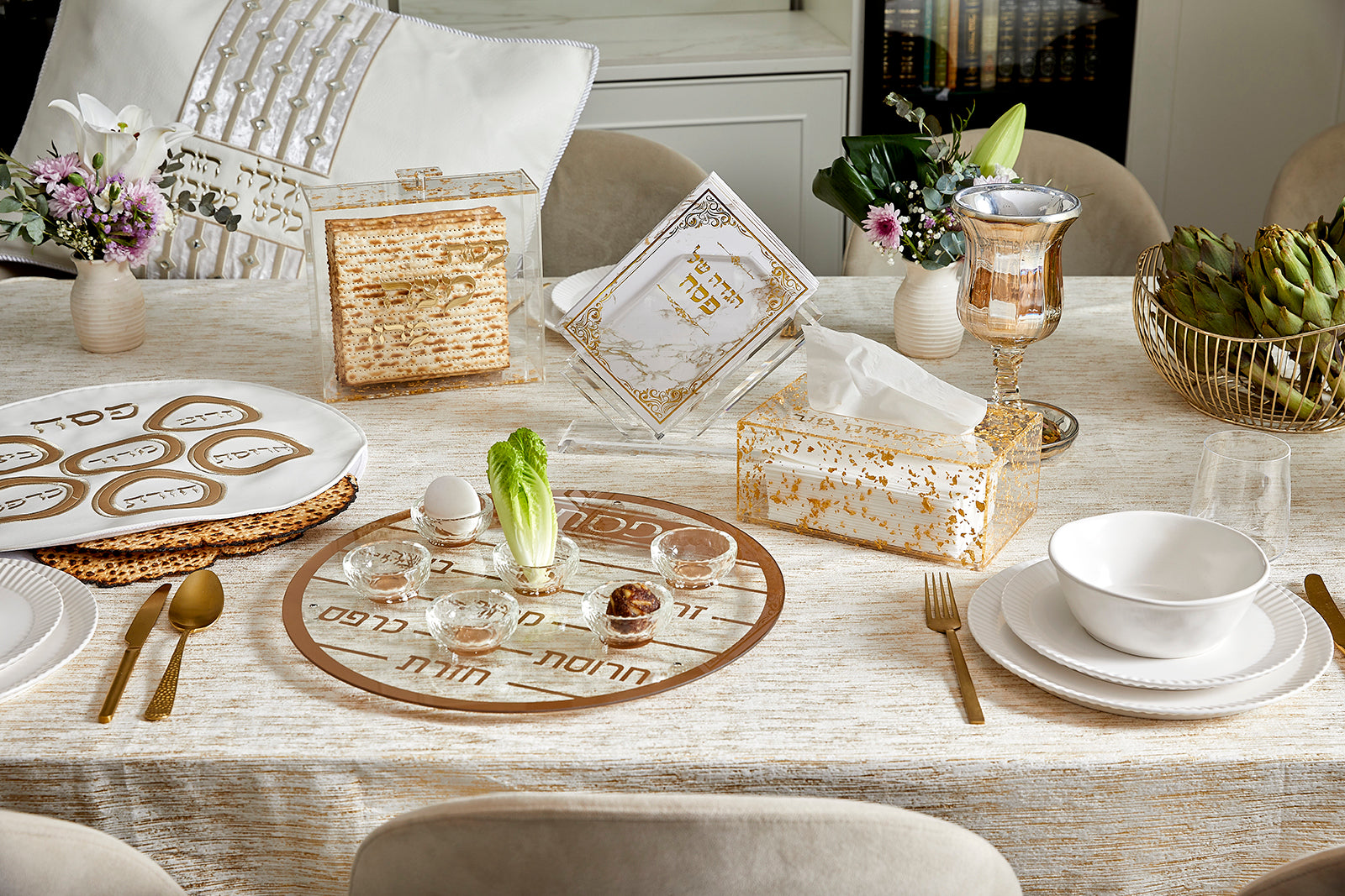Glass & Crystal Passover Plate