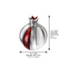 Aluminium Pomegranate Silver Color