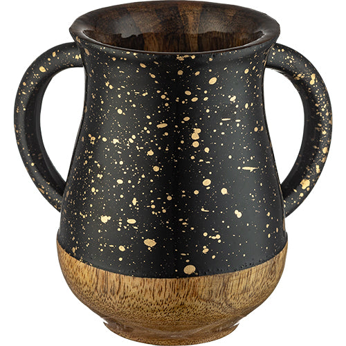Mango Wood Handmade Washing Cup 12 cm
