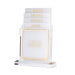 Benchers Display with 4 Blessings- Sephardic Gold Color