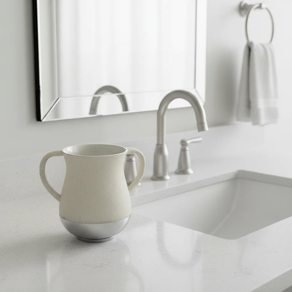 Elegant Aluminium Washing Cup 13 cm