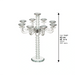 Crystal 9 Branch Candlesticks 42 cm - Matte