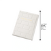 White PU Leathere Hagada Passover 25 cm