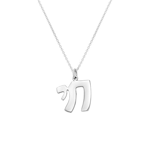 Necklace 952 Silver Plated- "Chai"