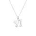 Necklace 952 Silver Plated- "Chai"