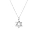 Necklace 952 Silver Plated- "Magen David"