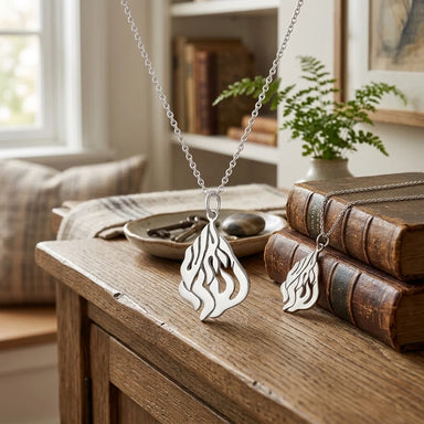 Necklace 952 Silver Plated- "Hae'sh Sheli"