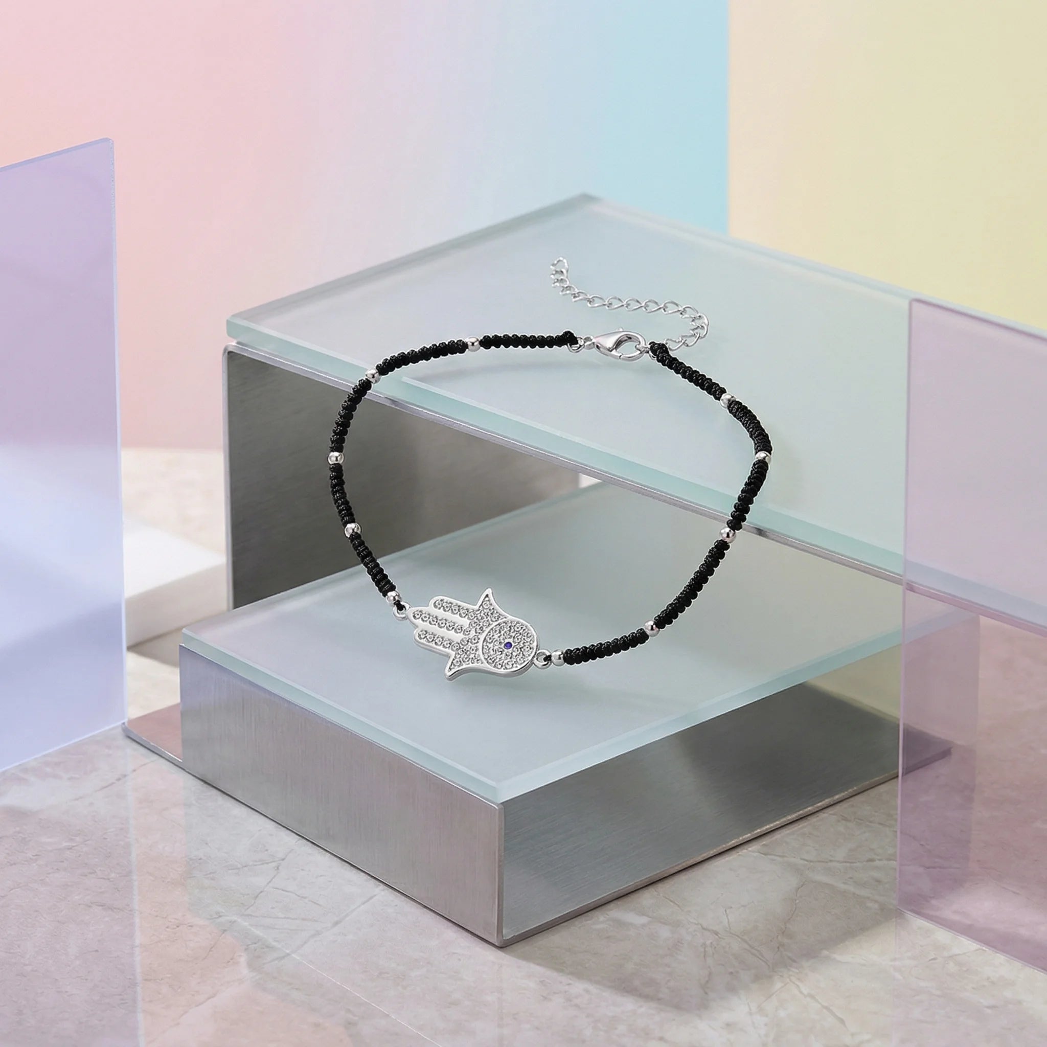 Bracelet 925 Silver Plated - "Hamsa"