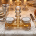 Crystal Salt & Pepper Holders 13 cm