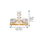 Crystal Salt & Pepper Holders 13 cm