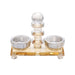 Crystal Salt & Pepper Holders 13 cm