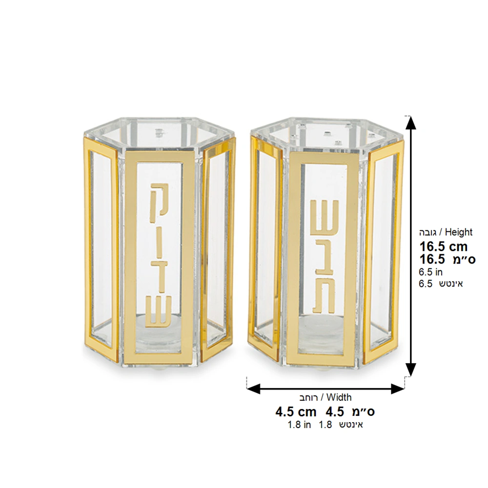 Lucite Salt & Pepper