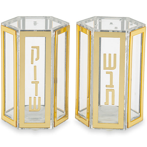 Lucite Salt & Pepper
