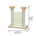 Crystal Candlesticks 21 cm- Candle Lighting Blessing